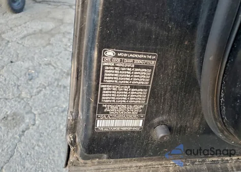 2005 Land Rover Lr3 Se z USA, uszkodzony, nr VIN SALAD25465A328260